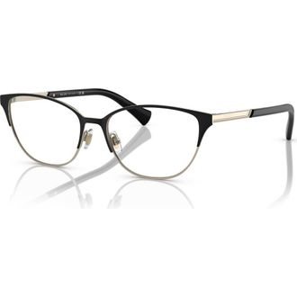 Ralph Lauren 54mm Cat Eye optical glasses in Black at Nordstrom