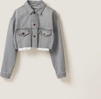 Miu Miu Denim blouson jacket