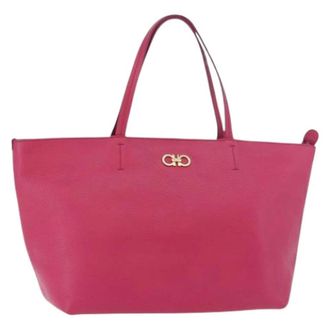 Ferragamo Pre-owned Tote Bags, female, Pink, Size: ONE SIZE Pre-owned Tote Bag