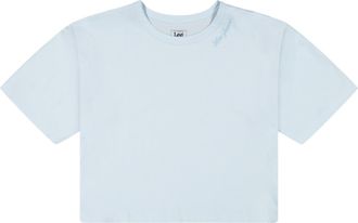 Lee T-Shirt LEE Lee T-Shirt Lee Boxy, Damen, Gr. S, blau, Obermaterial: 100% Baumwolle CO., Shirts T-Shirt