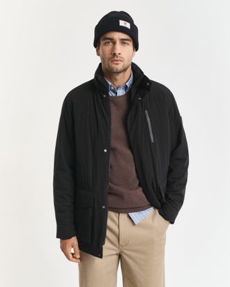 GANT Men Double Mid Length Jacket (XXXL) BLACK
