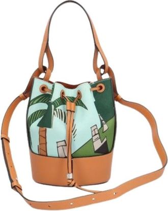 Loewe Pre-owned Canvas Shoulder Bag - Pre-owned - Mujer - Multicolor - ONE SIZE