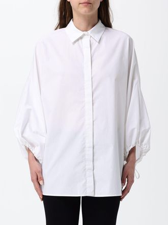 Meimeij Cotton Poplin Shirt with Back Cut-Out Detail
