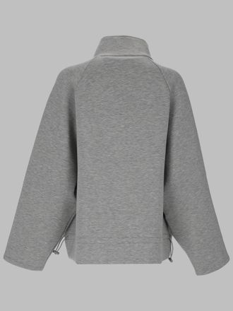 Rotate Viscose Scuba Jacket - Gray
