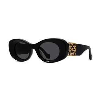 Loewe Accessoires, unisex, Zwart, ONE Size, Nylon, Lw 40175U Anagram Zonnebril