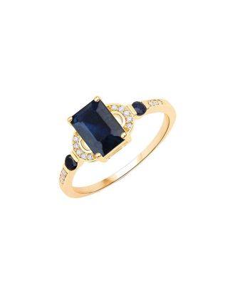 Diana M. Jewels Fine Jewelry 14K 1.64 Ct. Tw. Diamond & Sapphire Ring