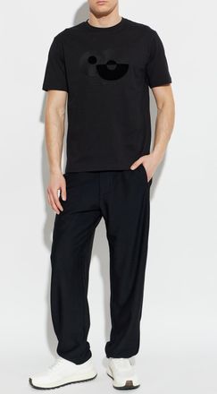 Emporio Armani T-shirt With Logo, Mens, Black