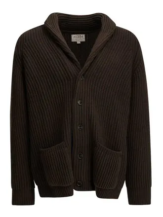 Filson Knit V-Neck Cardigan With Pockets