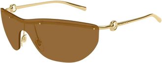 Gucci Ladies Black Shield Sunglasses GG1700S 004 99