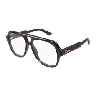 Chlo&eacute; Glasses, female, Black, Size: 56 MM Ch0339O 001 Eyeglasses