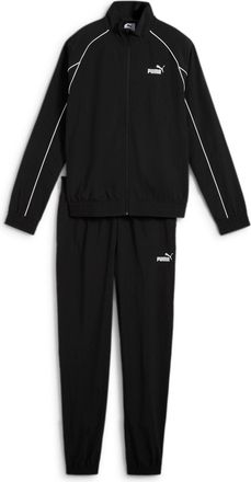 Puma Jogginganzug PUMA WOVEN TRACKSUIT CL, Damen, Gr. XS, schwarz (puma schwarz), Obermaterial: 100% Polyamid, colorblocking, regular fit, Sportanz&uuml;ge Jogg