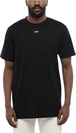 Off-white Arrow T-shirt met ronde hals - Heren - T-shirts - Zwart - M - Katoen - Tops