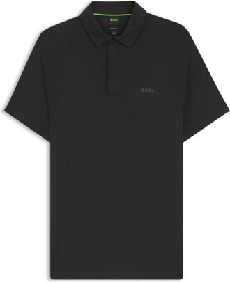 BOSS Slim-fit polo shirt with temperature-regulating performance