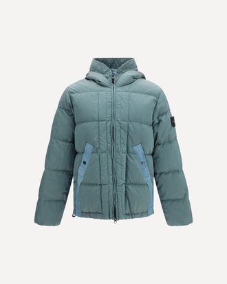 Stone Island Nylon Metal hooded Puffer Jacket Male XXL