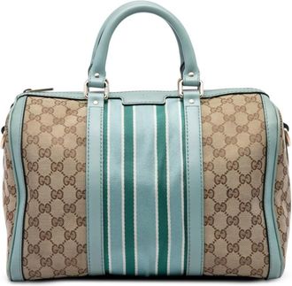Gucci Pre-owned Gucci Medium GG Canvas Web Joy Boston Bag Ladies YYZRWE1WWOZACCBM