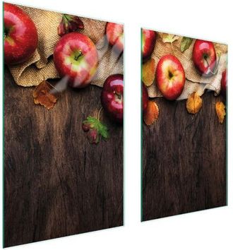 OEM Placa Protectora De Vidrio Para Estufa 75x52 Manzanas