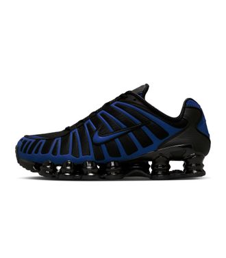 Nike Shox TL Mens Trainers IH1338 (Black/Metallic Silver/Court Blue 002) UK 10.5 (EU 45.5)