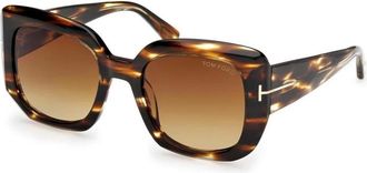 Tom Ford Heren, Accessoires, Bruin, Maat: 52 MM