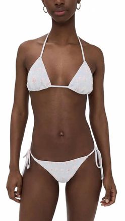 LoveShackFancy Saoirse Bikini Set In Skylight Blue