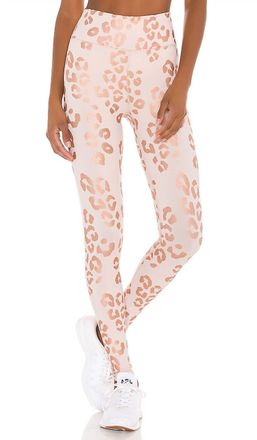 Spiritual Gangster Essential High Waist Legging In Lux Cheetah Print