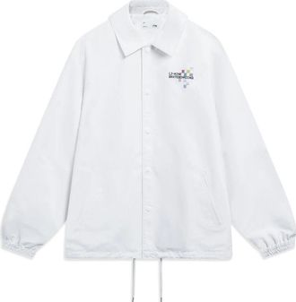 Li-Ning Skateboarding Graphic Loose Fit Jacket White AFDT129-2