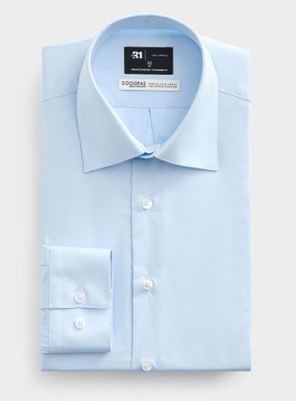 Le 31 Mens European fabric solid shirt Standard fit