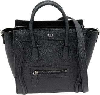 Celine Pre-owned Vintage Mini Bag - Dames - Vintage Mini Tas - Zwart - ONE Size - Leer - Vintage
