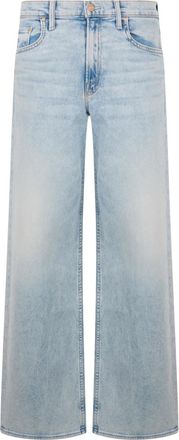 Mother The Spinner Zip Sneak - Dames - Loose Fit Jeans - Blauw - W27 - Katoen - Jeans