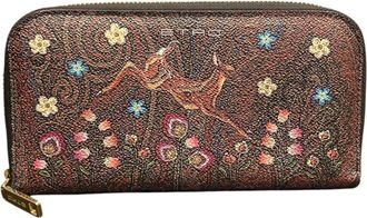 Etro Brown Pvc Leather Coin Purse/Coin Case (Pre-Owned)