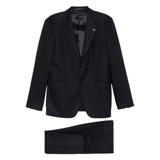 Tagliatore Kostuums, Heren, Blauw, L, Enkelrijelig pak