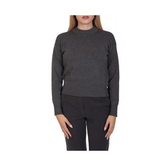 Marella Tops - Dames - Ronde hals truien - Grijs - S - Truien & Vesten