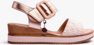 Remonte JERILYN Womens Sandals Rose Gold - Size UK 6.5