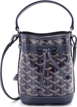 Goyard Petit Flot Bucket Bag Coated Canvas Mini