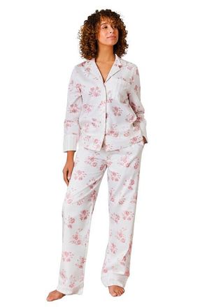 Christy Luxury Sateen Pyjamas in Pink at Nordstrom, Size X-Large