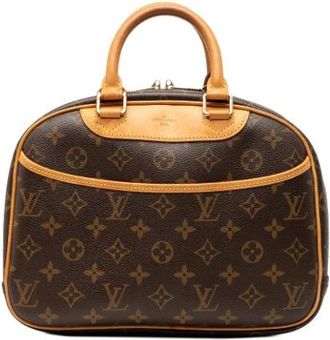 Louis Vuitton Pre-owned Trouville - Dames - Vintage Handtas - Bruin - ONE Size - Leer - Vintage
