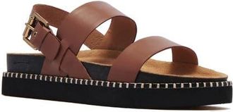 FRANKiE4 Hunter Slingback Platform Sandal in Rich Tan at Nordstrom, Size 7.5