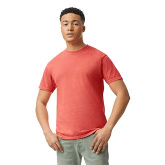 Comfort Colors Mens Heavyweight Short Sleeve Tee, Style G1717/G1745 T-Shirt, Bright Salmon (1-Pack), Medium