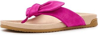 Vionic Eva Womens Sandals Rose Violet Suede : 9.5 W, Leather