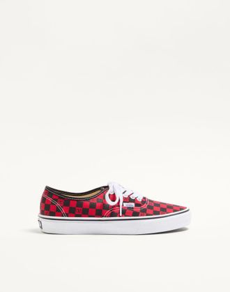 Valentino Garavani Sneaker Low-Top Valentino Garavani And Vans In Tessuto Con Stampa VLogo Checkerboard Uomo ROUGE PUR/NERO 40.5