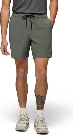 Prana Discovery Trail Drawstring Shorts in Thyme at Nordstrom, Size Xx-Large