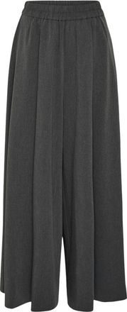 Inwear Cleohiw Skirtpant - Dames - Wijde Broeken - Grijs - S - Leer - Broeken