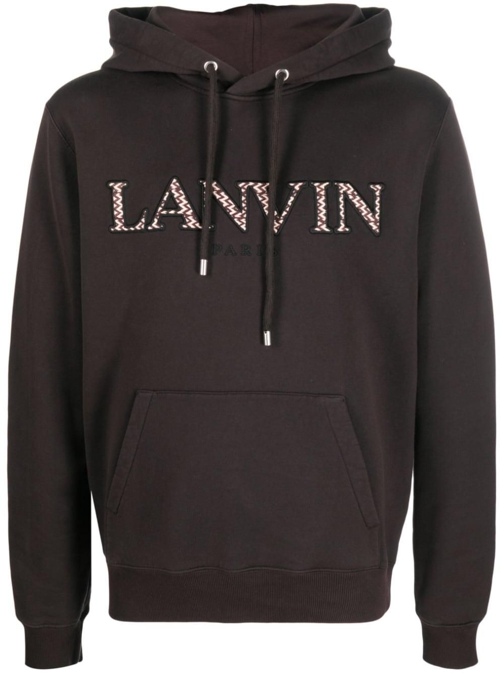 Pull Lanvin En Laine Mérinos Gros Knit - Marron - Taille L - Occasion Parfait état
