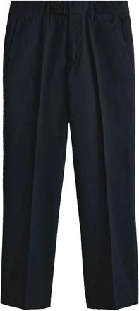 Aspesi Nieuwe Herman Cotton Gabardine Broek - Heren - Straight fit broeken - Blauw - XL - Katoen - Broeken