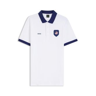 BOSS Paddy polo shirt with country flag
