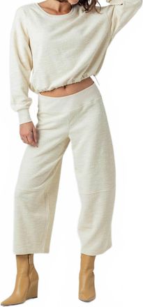 Sundays Audelia Boucle Pants In Coconut Milk