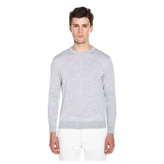 Eleventy Heren, Truien, Grijs, Maat: XL Wol