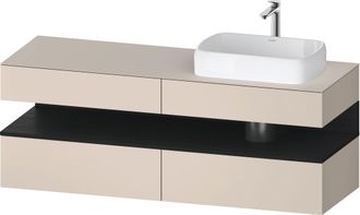 Duravit Qatego Meuble Sous-lavabo Avec Console, 2 Tiroirs, 2 - Duravit