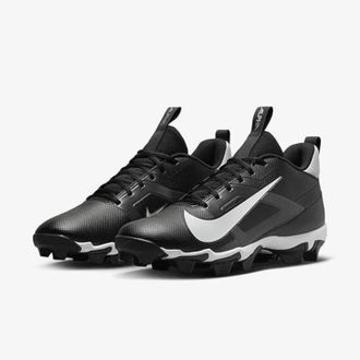 Nike Alpha MenaceShark FN0028-001 Mens Black White Football Cleats UWU887