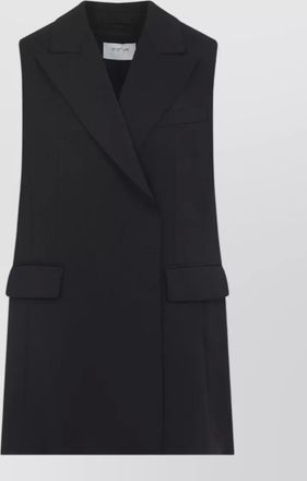 Sportmax virgin wool double-breasted gilet