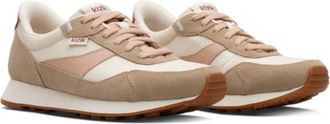 Kizik Siena Sneaker Women Pristine Taupe Leather Lifestyle Shoes ZOGG3865
